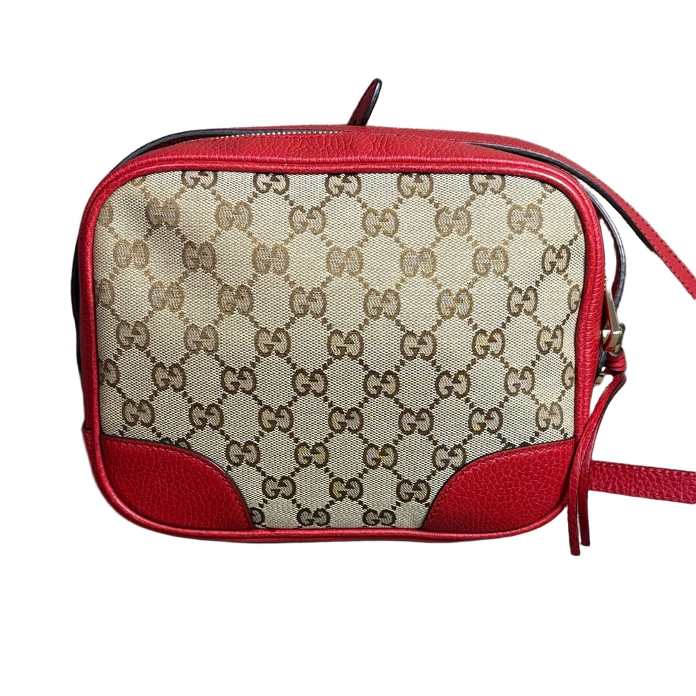 Gucci Bree GG Canvas Camera Crossbody Bag Authentic - Picture 4 of 13